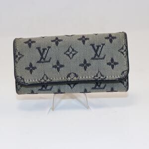 Louis‎ Vuitton Monogram Denim 4 Ring Key Holder